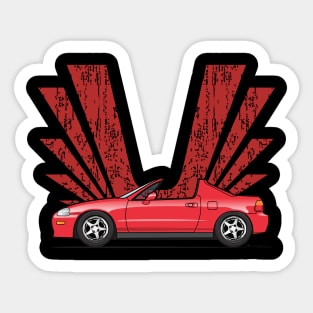 red Sol Sticker